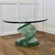 Table basse en verre, France, circa 1980