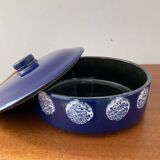 Enamelled ceramic trinket bowl