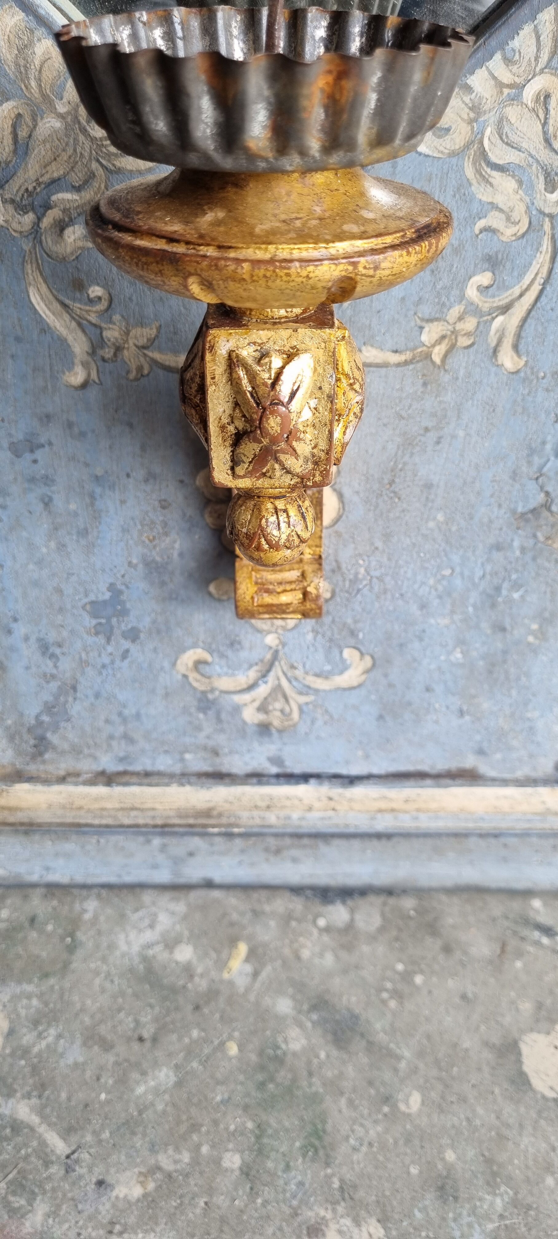 Pair of mirror, wall lamp