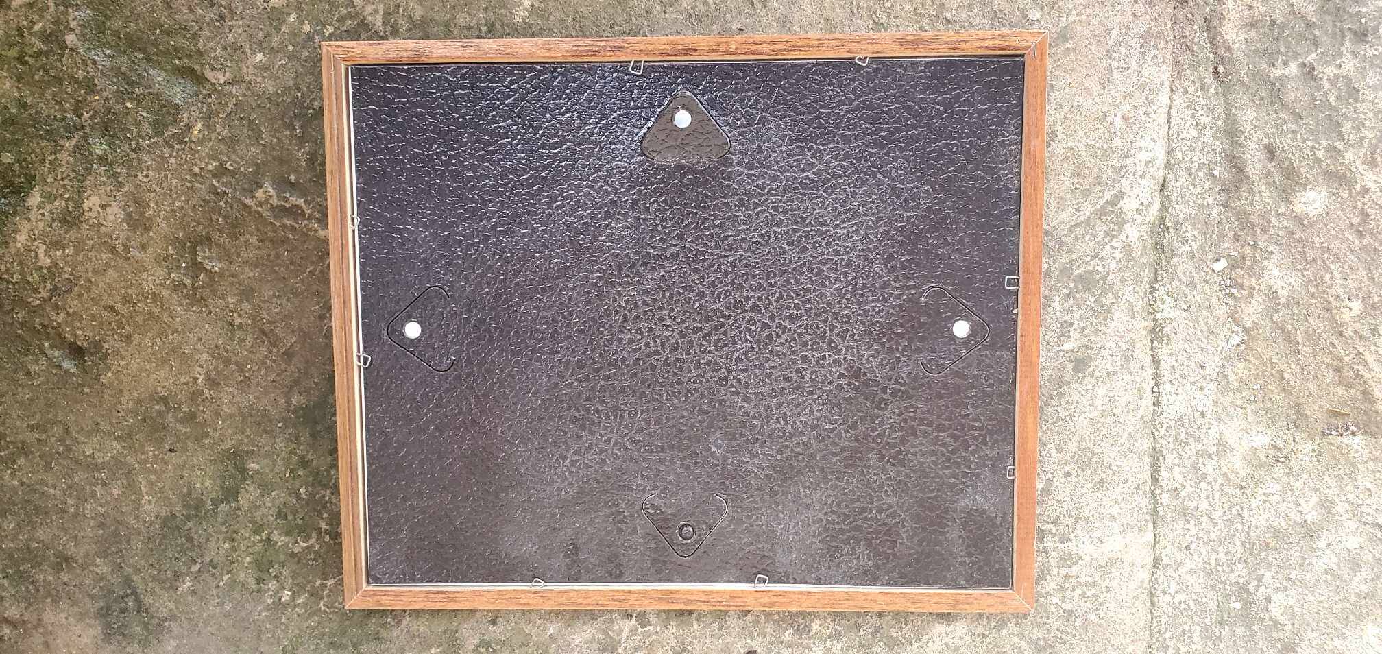 Wooden photo frame with gold edging 27cm x 22cm