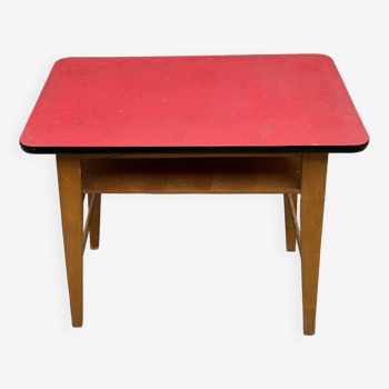 Petite table en bois années 50