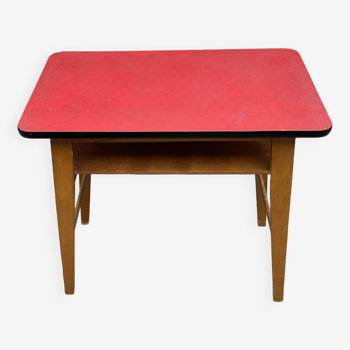 Small wooden table from the 50s