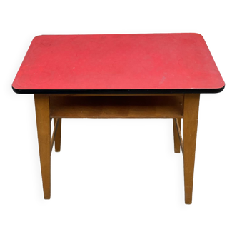 Small wooden table from the 50s