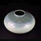 German vase design Amano in glazed ceramic, green gradient.