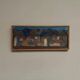 Swedish Oil on Canvas "Urban Landscape" by Johan Lundgren, Framed