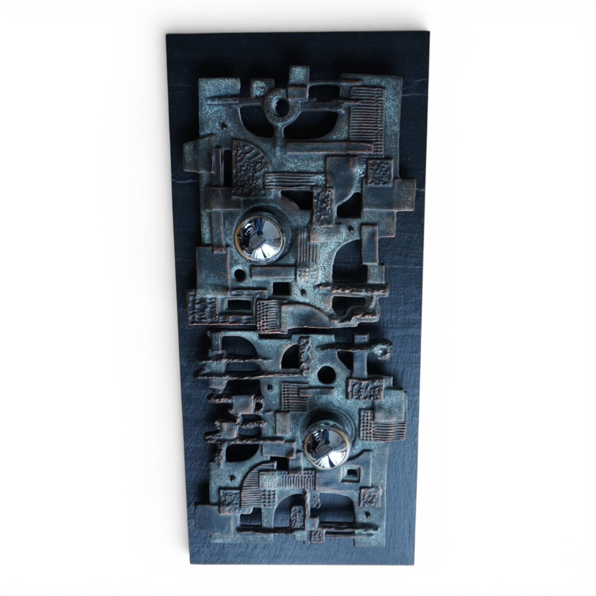 Brakelmann & Becker brutalist wall lamp, 1970