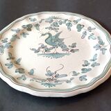 Martres Tolosane earthenware plate from the 1930s