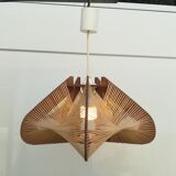 Scandinavian wood and wire suspension