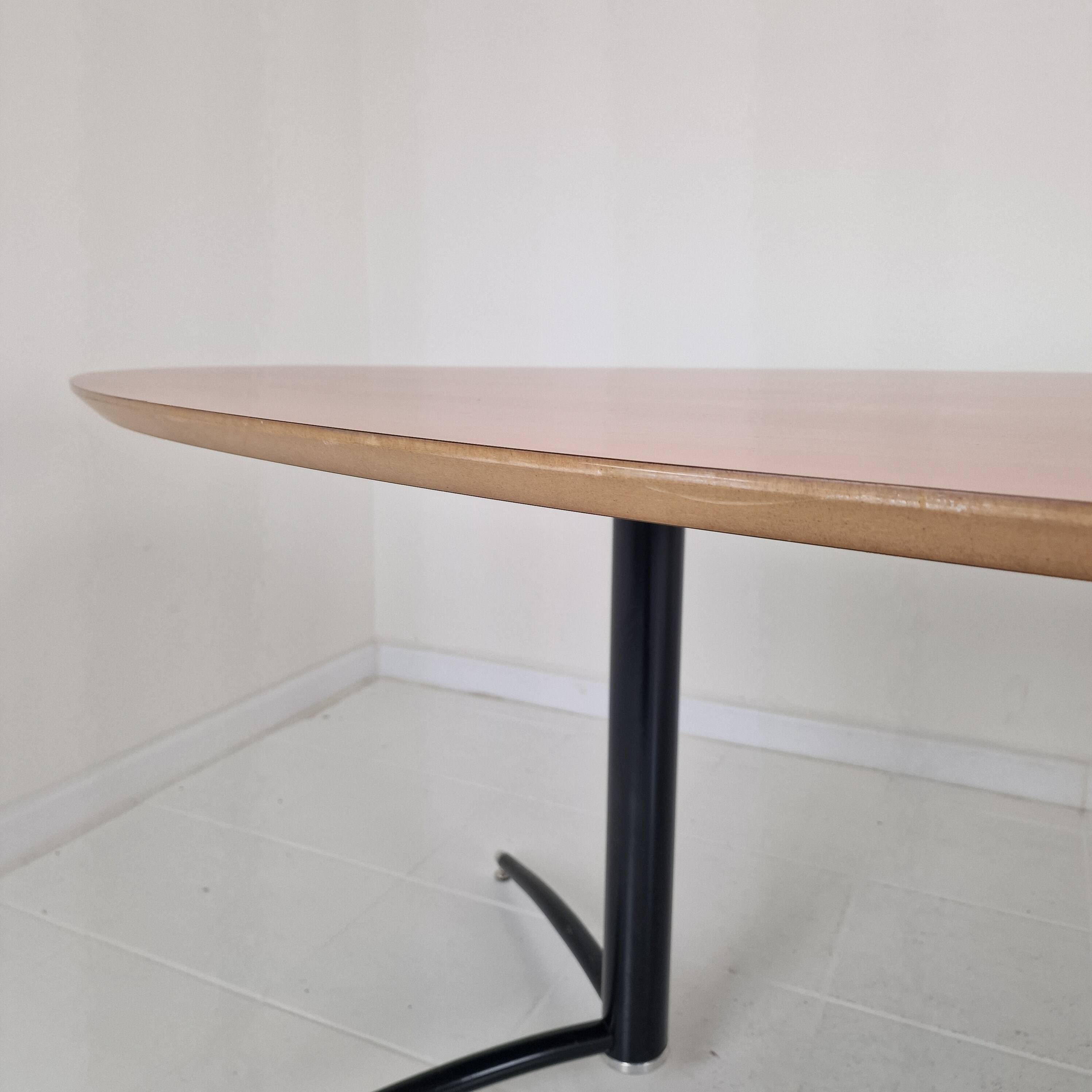 Extra large oval dining or conference table by Artifort