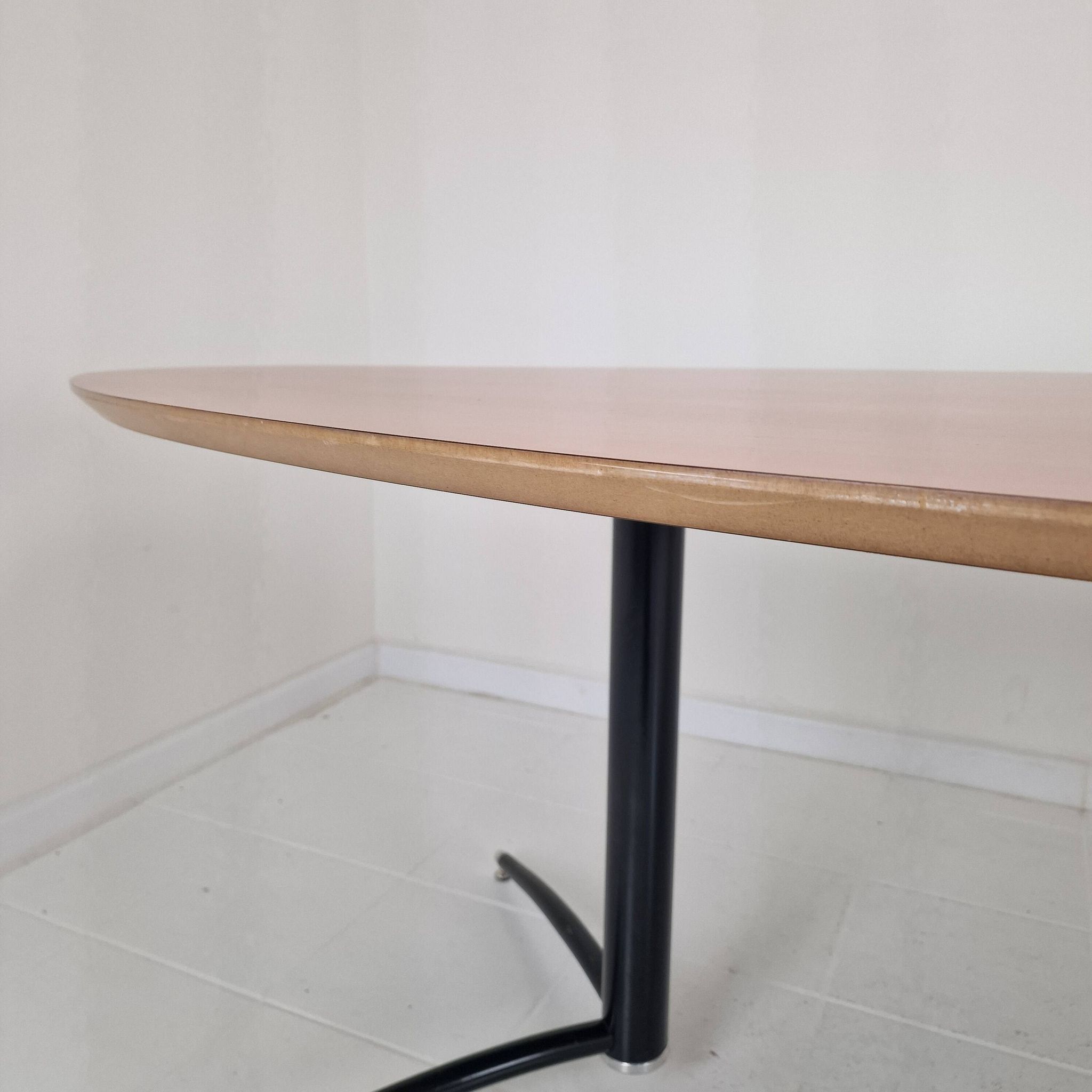 Extra large oval dining or conference table by Artifort