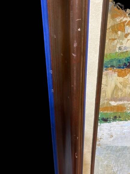 Knife painting signed Moun-Pollat