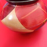 Vallauris ball vase. Signed LG