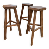 Brutalist stools 1970