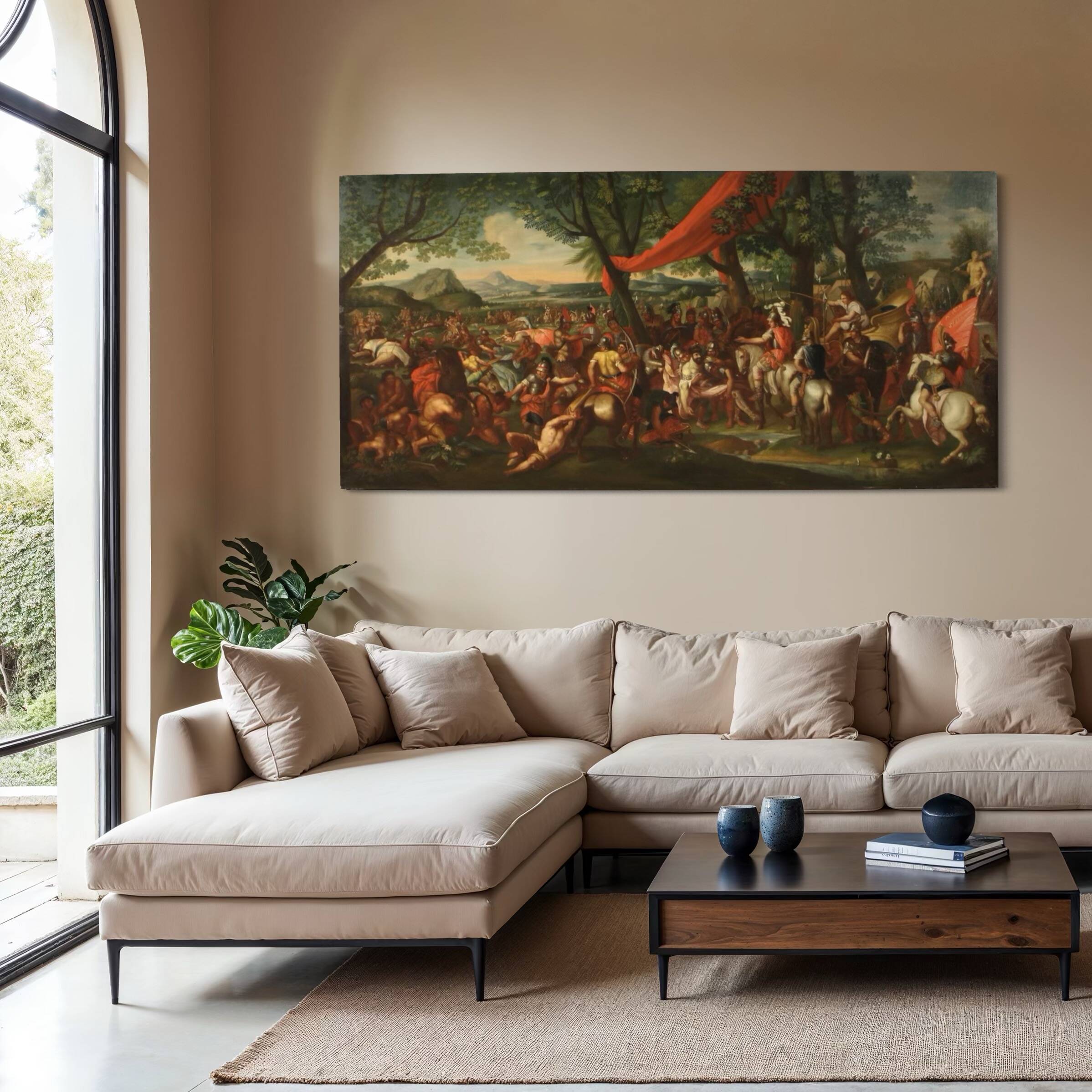 Great battle painting of the 18th century, Alexander the Great and Porus