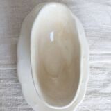 Vintage blue and white earthenware sauceboat – Boch La Louvière