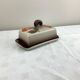 Stoneware butter dish