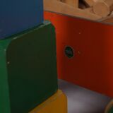 Block wagon 'Bouwmeester No. 117' by ADO, 1950s – large model, 123 pieces