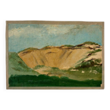 Peinture à l'huile sur toile "Falaise" n°23