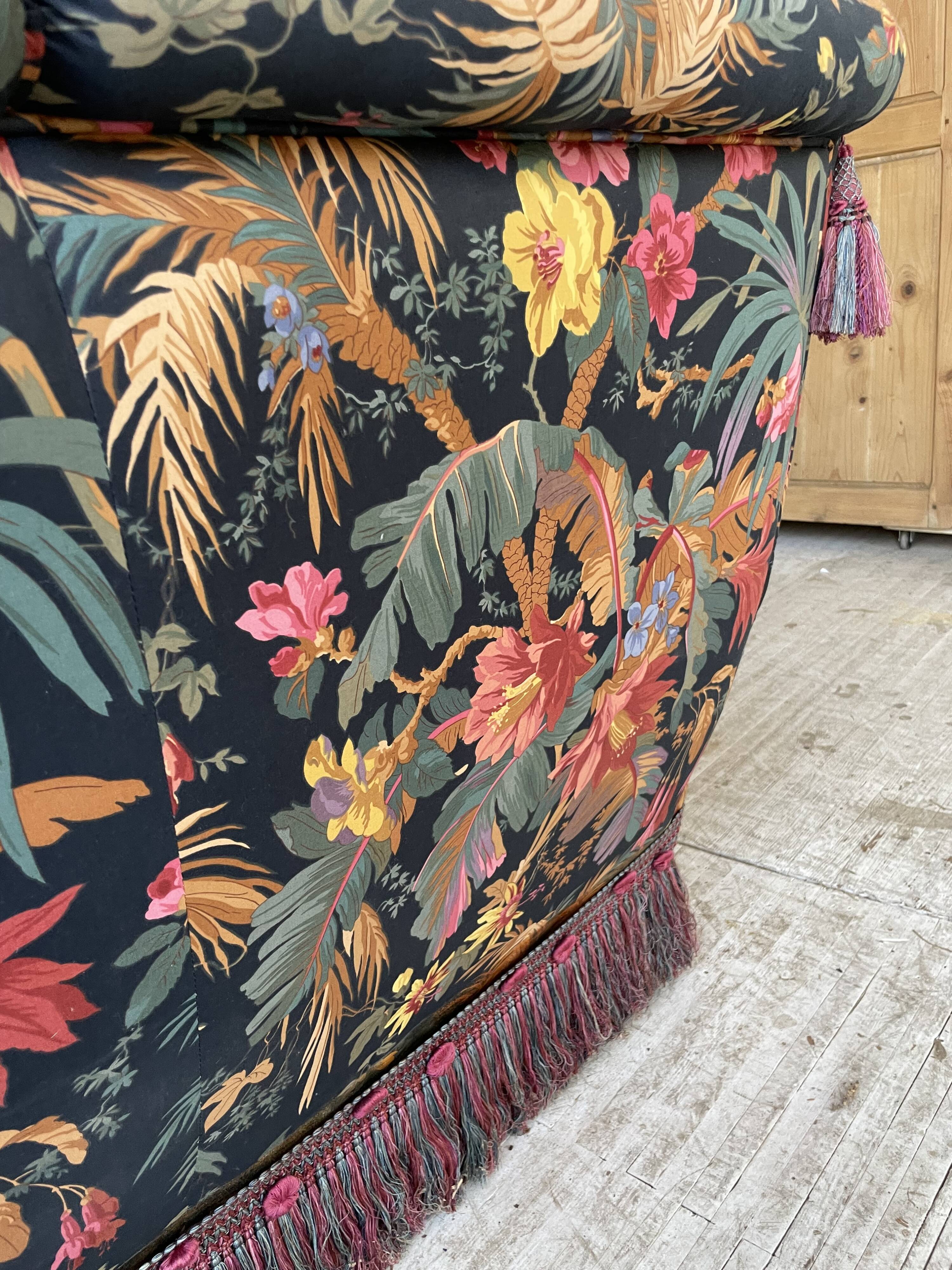 Jean Roche floral sofa