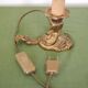 Delightful Vintage French Brass Wee Willie Winkie Table Lamp With Handle 3920