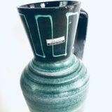 Mid-Century Modern Studio Pottery Vase Set by Scheurich, West Germany, 1960s, Set of 2