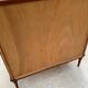 Louis XVI Empire style chest of drawers in solid teak wood with 4 drawers