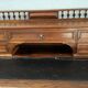 19th century walnut stepped desk