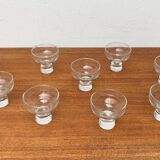 Danish glass candle holder replacement, 1960s