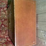 Leather notary's filing cabinet