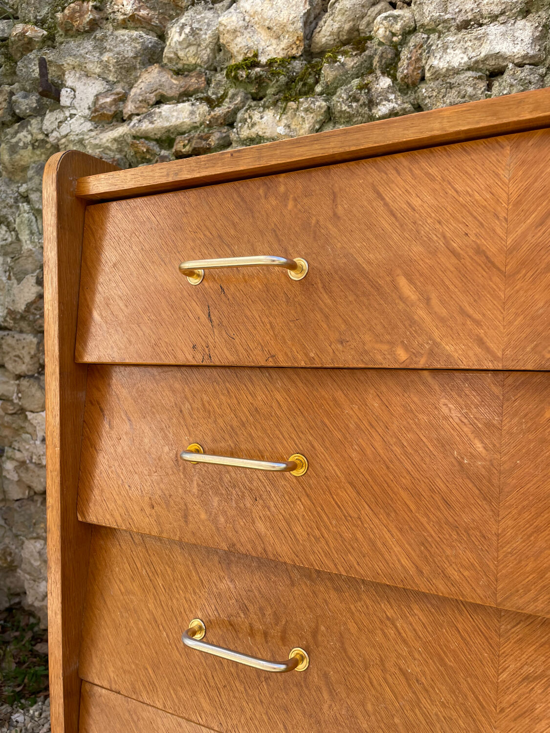 Scandinavian wooden chest of drawers