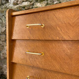 Scandinavian wooden chest of drawers