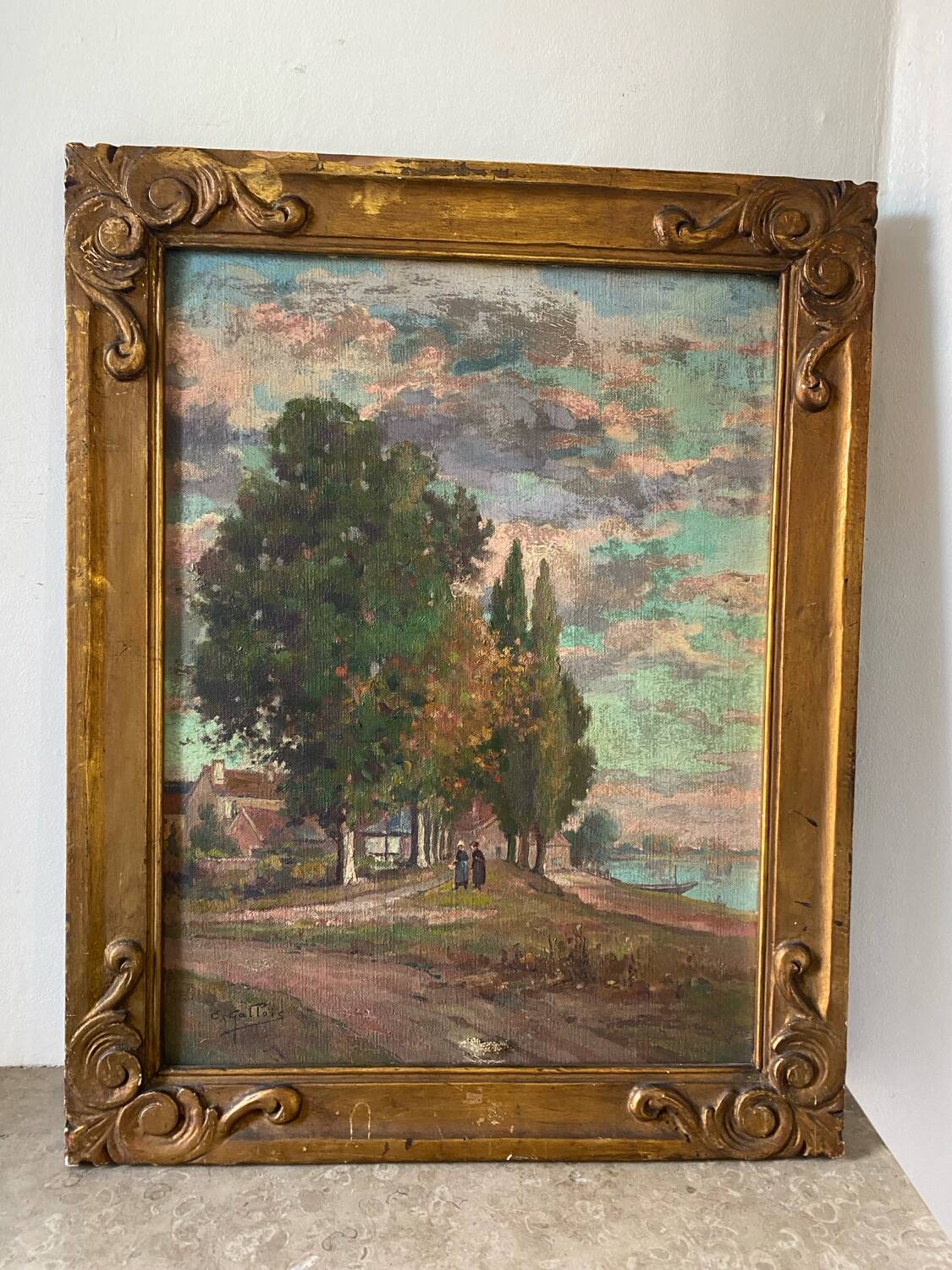 Breton landscape by Emile Galois