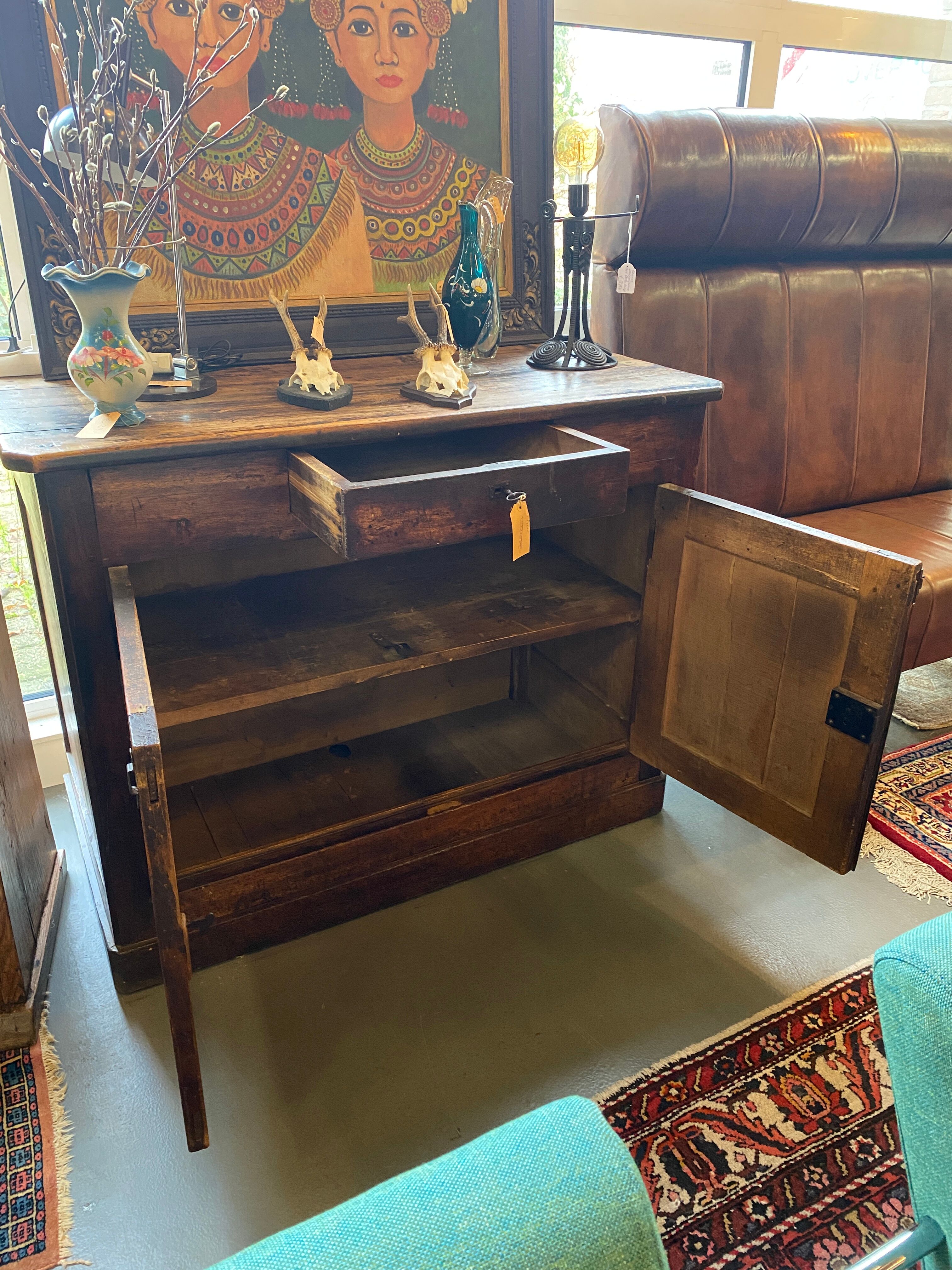 Old French chest of drawers, mid-1800s