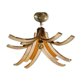 Glass paste chandelier circa 1970