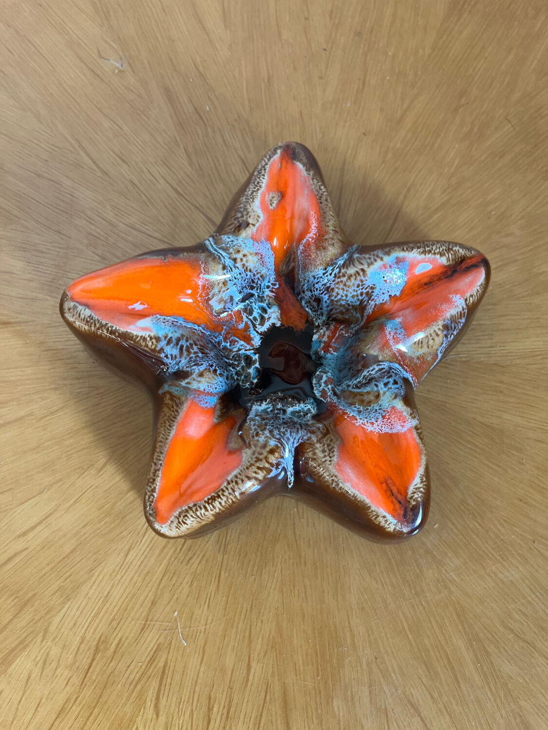 Vintage Vallauris star ashtray