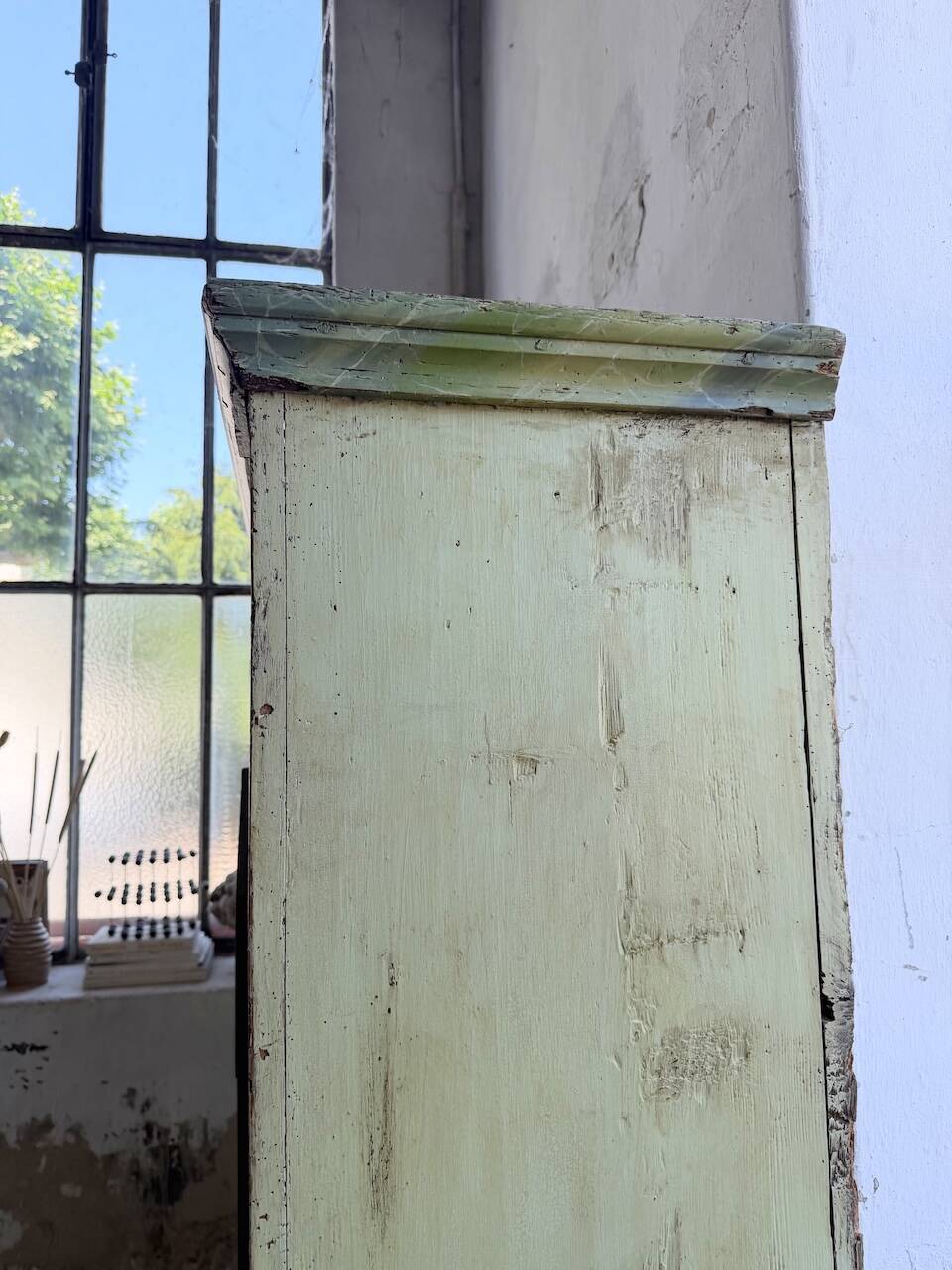 Armoire polychrome alsacienne 1800