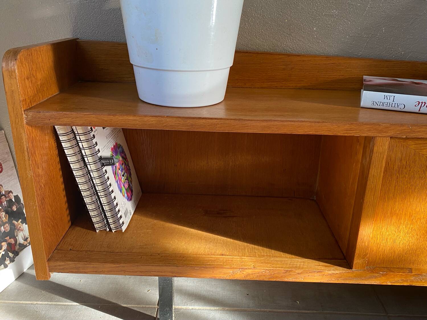 Vintage oak sideboard (shallow)