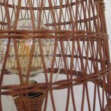 1960 Wicker Lamp