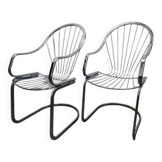 2x chaises Gastone Rinaldi