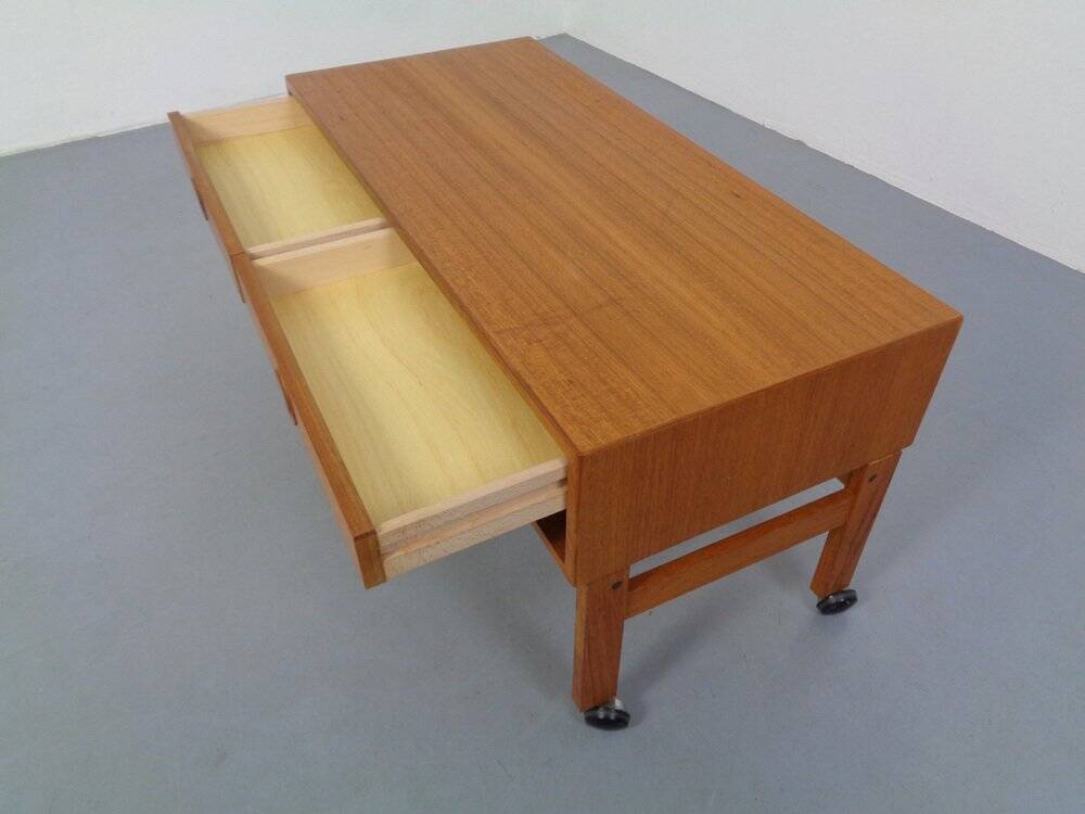 Rollable Chest of Drawers by Rud Thygesen & Johnny Sorensen for Hansen & Guldborg Furniture, Denmark, 1960s