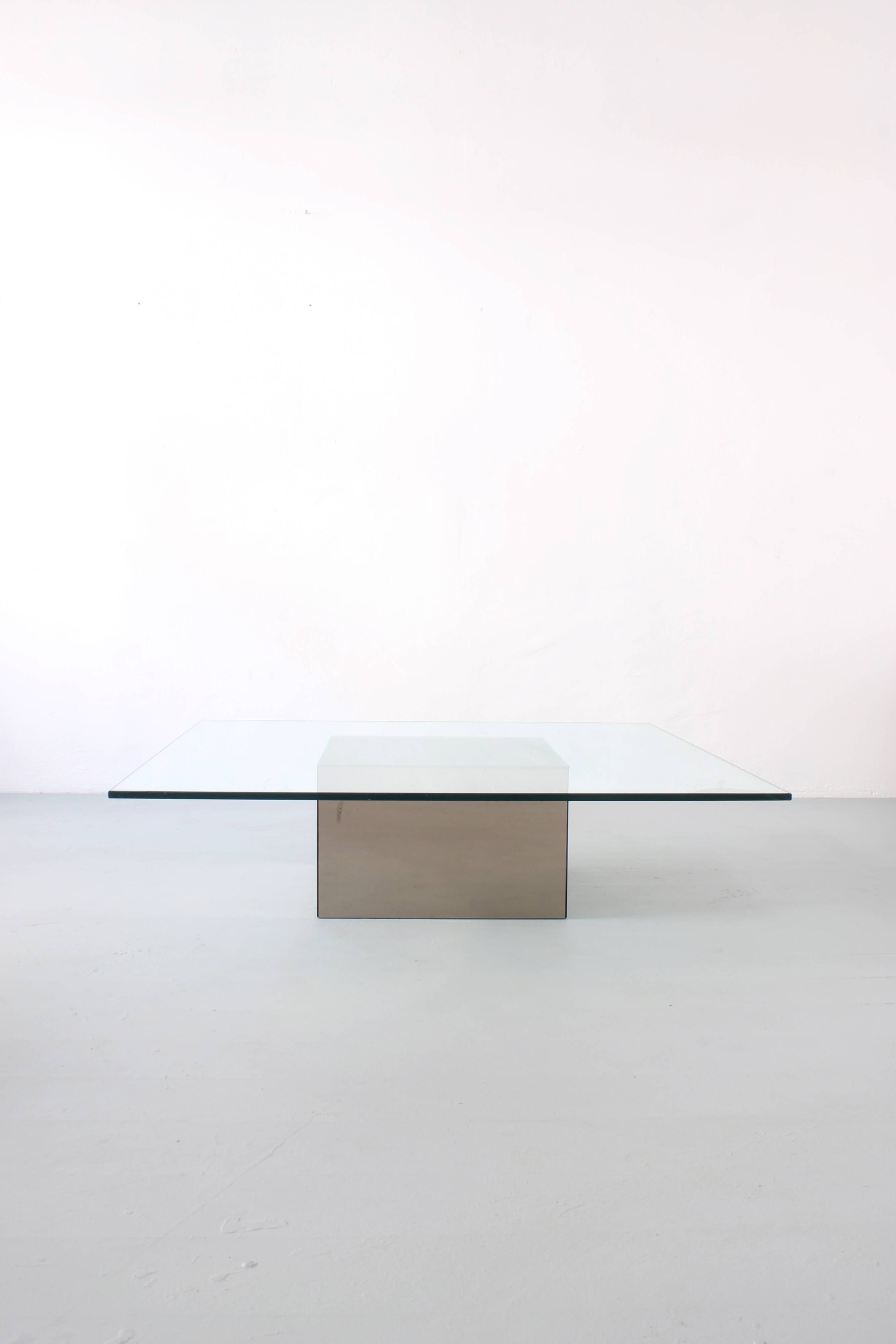 "Block" coffee table by Nanda Vigo for Acerbis