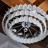 Kinkeldey chandelier 3 levels crystals Germany 1970