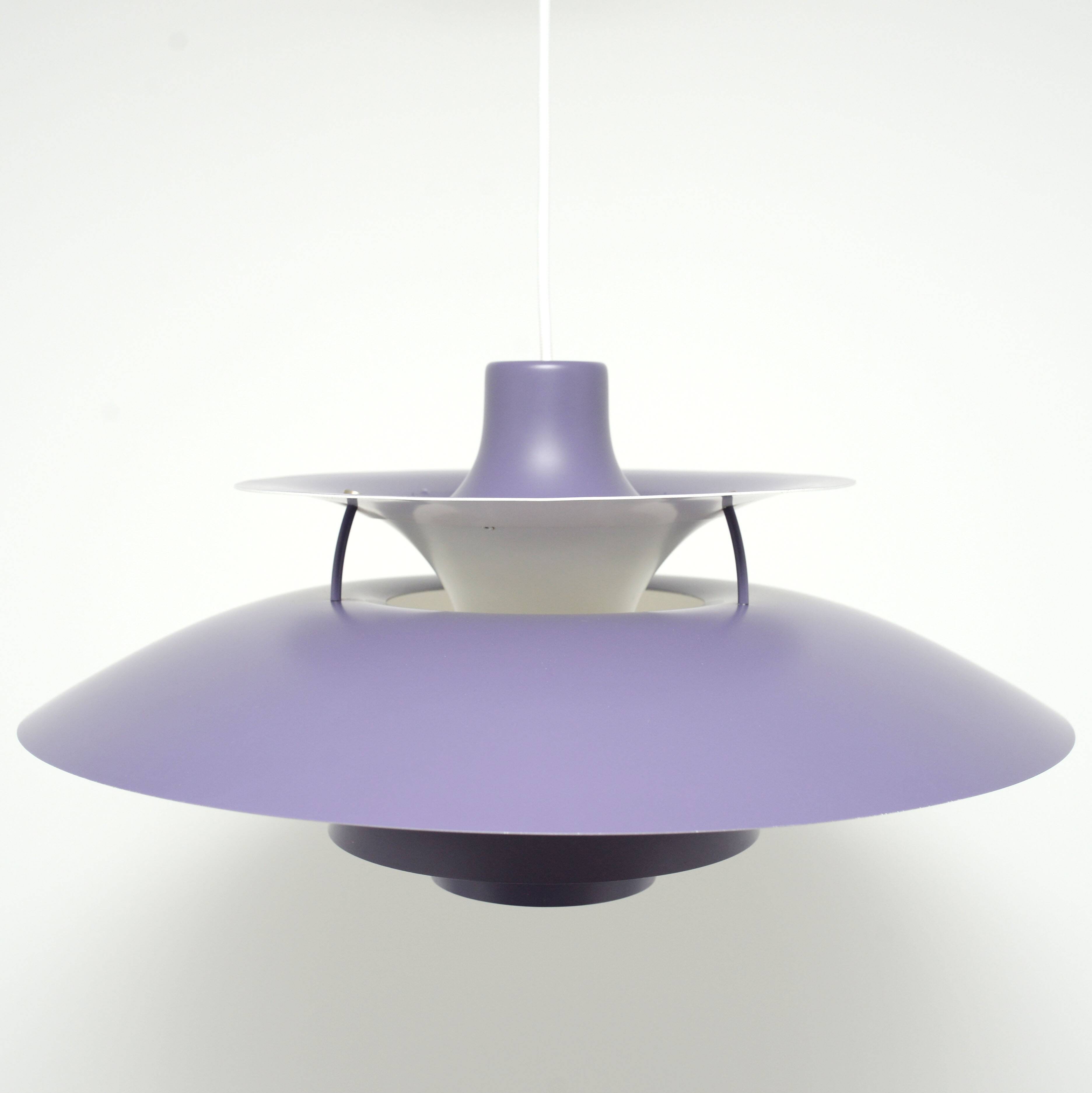 Lavender PH5 lamp, P. Henningsen for Louis Poulsen, Denmark 1960's