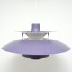 Lavender PH5 lamp, P. Henningsen for Louis Poulsen, Denmark 1960's