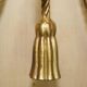 Vintage Twisted Wall Light Three Branches with Pendants