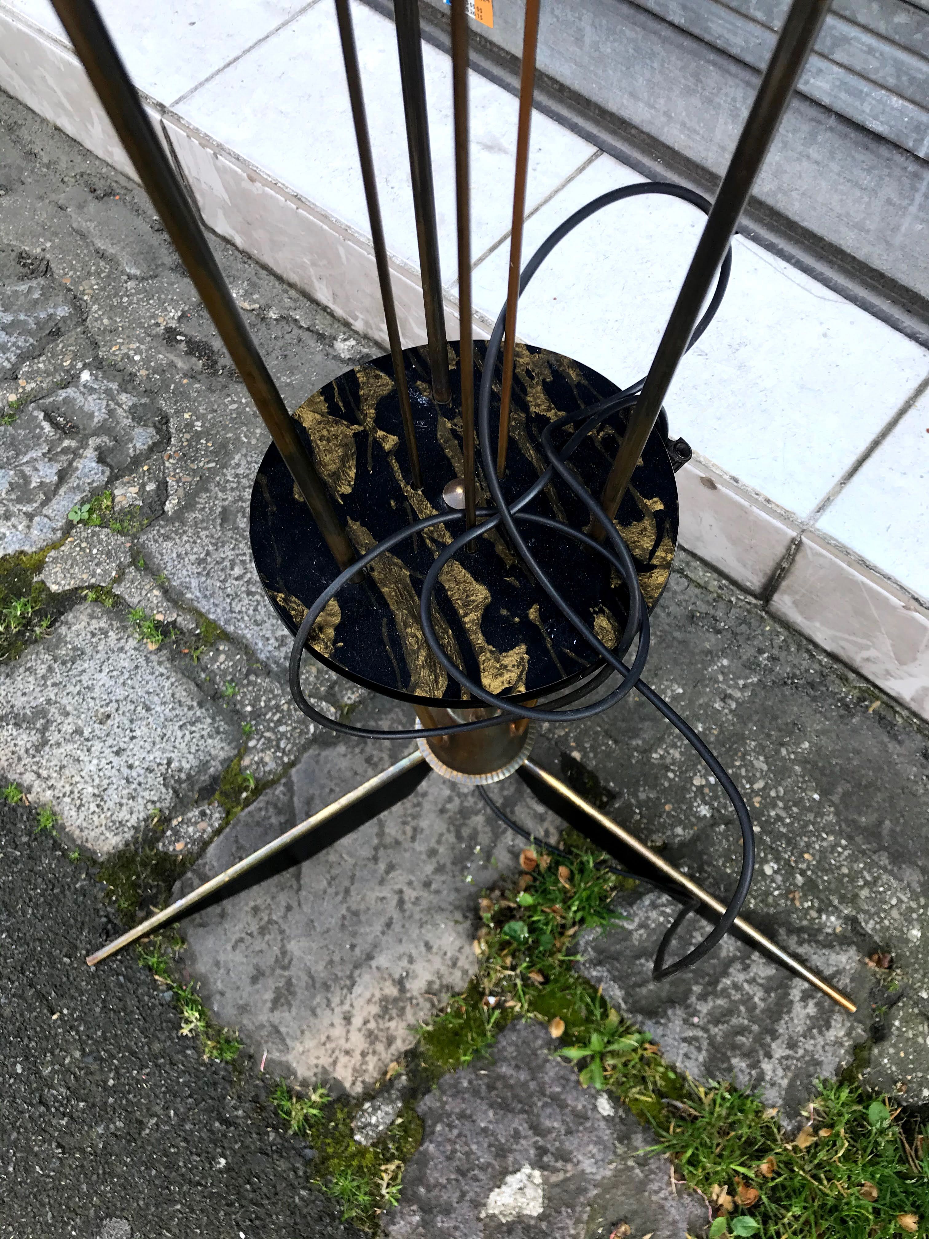 Vintage lamp 3-branch 1960s lamp