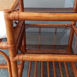 Furniture phone bamboo rattan and wicker