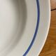 6 assiettes creuses Niderviller à décor de fleurs bleues