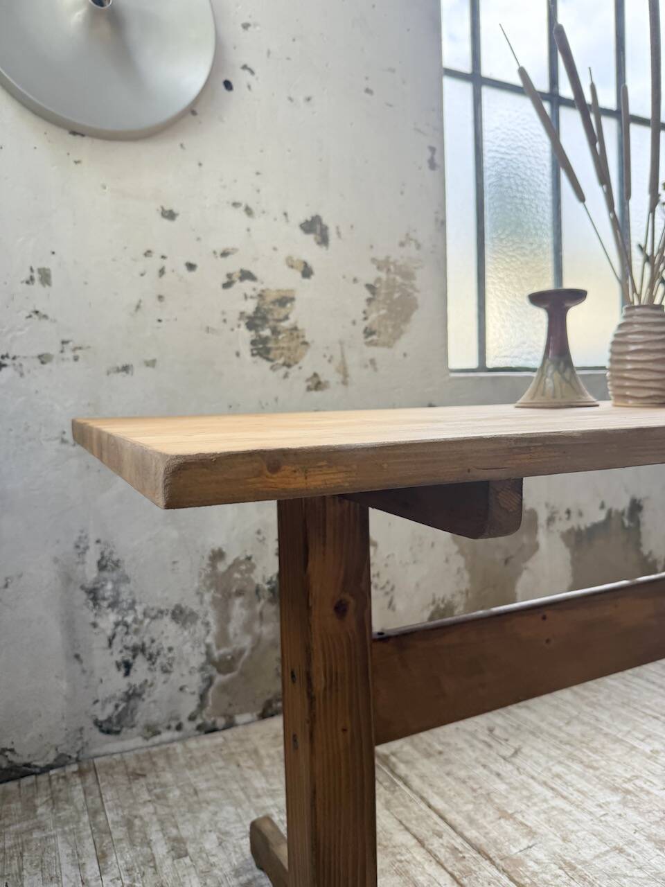 Perriand mountain furniture pine dining table