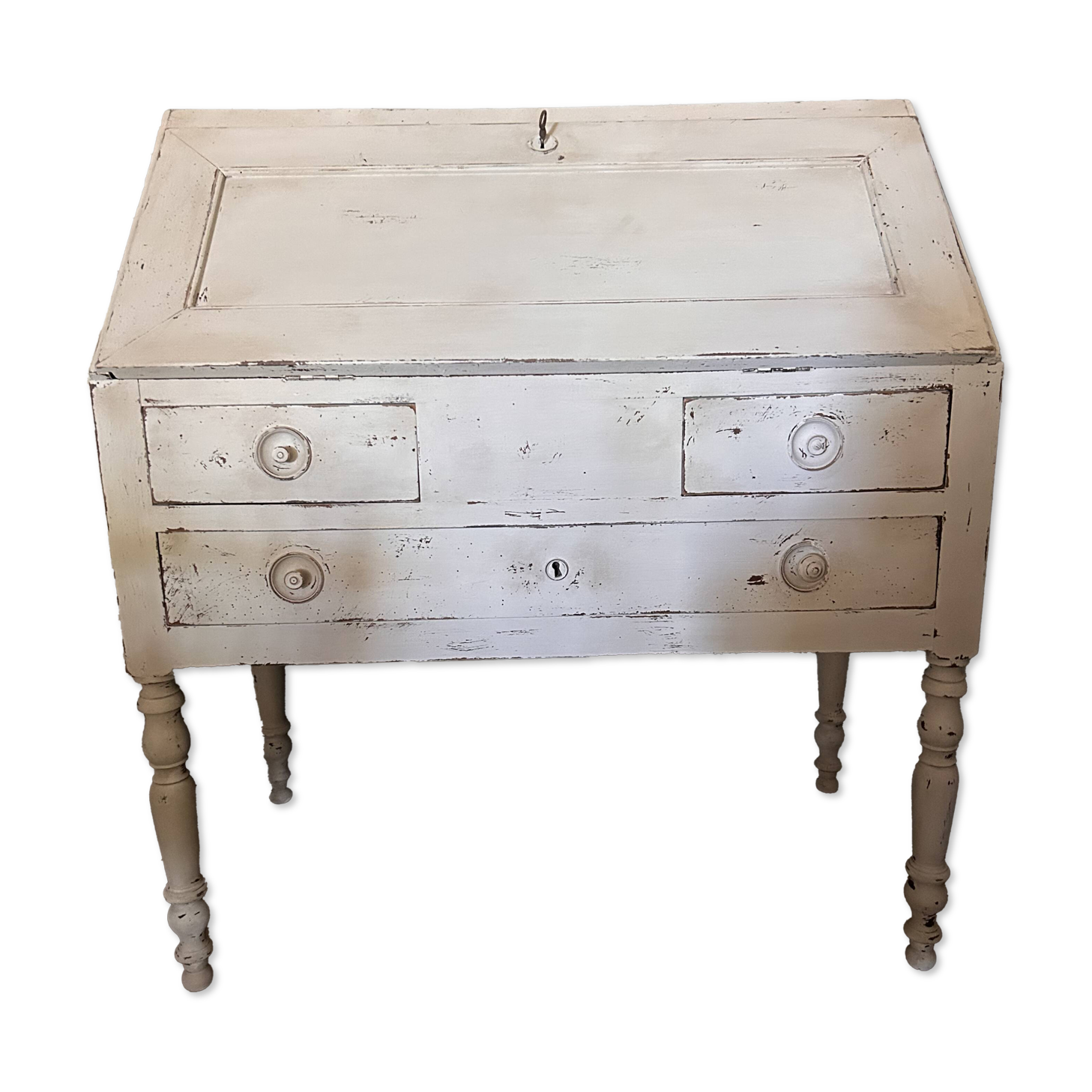 Patinated writing desk